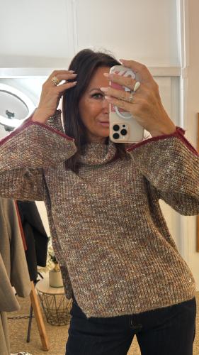 Pull col roulé MRK665 MR