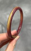 Bracelet jonc small framboise