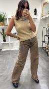 Pantalon jeans marron P512Y010A DIXIE