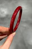 Bracelet jonc small framboise