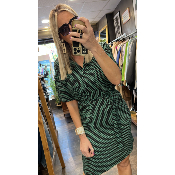 Robe courte graphique Zoé