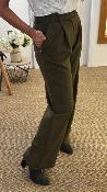 Pantalon fluide à pinces kaki M8414P