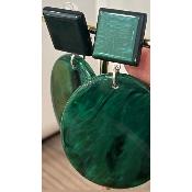 Boucles Oreilles vert