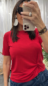 Top rouge dtail WJU003 NT