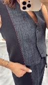 Veste gilet barman noir LC91KGZ IMPERIAL