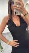 Robe longue noir M2379A MR