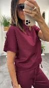 Sweat sans manches bordeaux KXMA1108 KKS