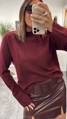 Pull bordeaux SALTY G&M