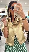 Veste en cuir or V3025755 IMPERIAL