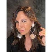 Boucles Oreilles romane transparent