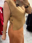 Pull sans manches camel OSCAR
