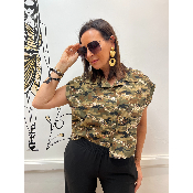 Chemise militaire à sequins C773J145 DIXIE