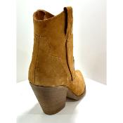 Bottines tiag cuir camel AC5085
