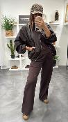 Veste bomber simili marron KXGI1134 KKS