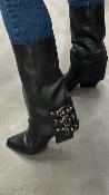 Bottes tiag cuir noir GR5786