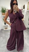 Pantalon fluide bordeaux P6D9KICC IMPERIAL 