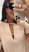 Robe courte rose pâle M2352A MR