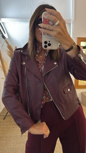 Perfecto en cuir Prune V3025830 IMPERIAL
