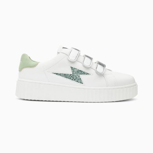 Basket vert amande BONNIE WU BK2757
