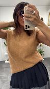 Pull sans manches camel MRK646 MR