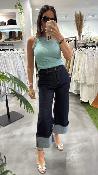 Jean large à revers brut P177W124 DIXIE 