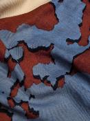 Foulard Wild Horses rouge WFT009