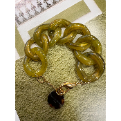 Bracelet maillons Kaki Aladin