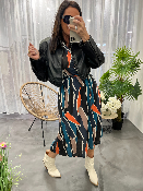 Veste courte simili noir 50940369