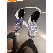 Boucles Oreilles Faustine Violet