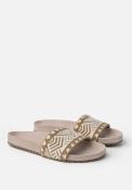 Sandales plates BAY1S taupe BIBA