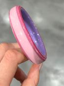 Bracelet jonc rose et violet