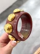 Bracelet jonc rose