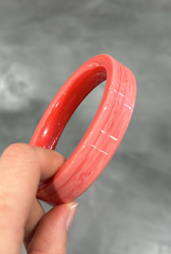 Bracelet jonc rose