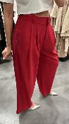 Pantalon rouge fluide  M8341P MM
