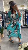 Kimono long Turquoise CLEO BLUE MLT 440866 WS
