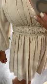 Robe courte beige M2384A MR