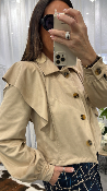 Veste courte beige KXGI0188 KKS