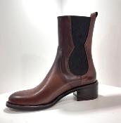 Bottines cuir marron Mi6737
