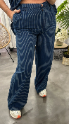 Pantalon ligne tennis bleu WWU103 NT
