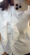 Chemise blanche à volants 52340189 MM