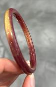 Bracelet jonc small framboise