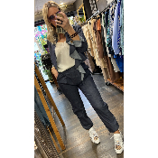 Cargo bleu jean Marco
