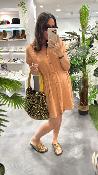 Robe courte camel ROZANA G&M