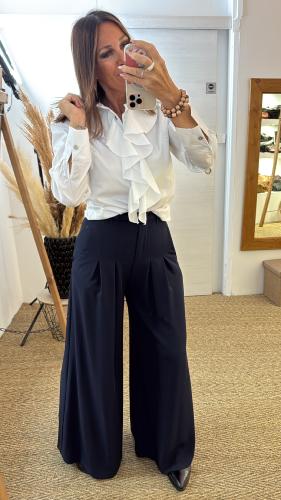 Pantalon fluide à pinces Marine  P3ZQJHX IMPERIAL 