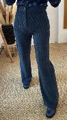 Pantalon velours côtelé bleu M8416P MR