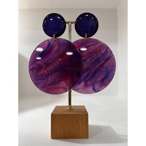 Boucles Oreilles Kate Violet