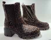 Bottines chelsea léopard HERINE BT2815 VW