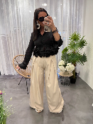 Chemise courte noir D34E0178 SOUVENIR