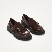 Mocassins marron à franges LOAN MO2819 VW