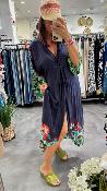 Kimono long  NAVY MULTI CLEO 440866 WS